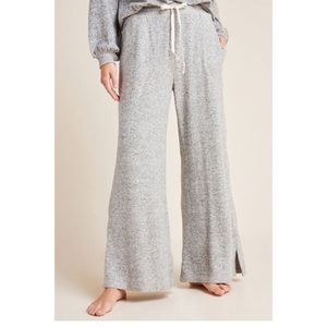 Anthropologie Saturday Sunday Gray Wide Leg Lounge Pants MEDIUM MWT